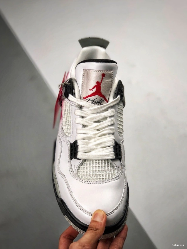 Rep TBK White Jordan OG Cement 4 (nike) 840606-192 Air 0710